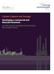 CCS - Developing a commercial and financial framework 