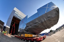 Largest wind turbine components seen in the UK arrive for testing at Narec