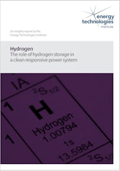 Carbon capture and storage - The role of hydrogen storage in a clean responsive power system