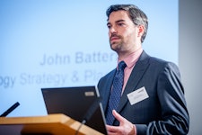 ESC's Head of Technology Strategy and Planning John Batterbee presented 'Setting the UK on track to transform a million homes a year to zero carbon energy from 2025'